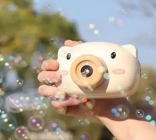 Дитячий фотоапарат для мильних бульбашок BUBBLE CAMERA