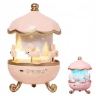 Дитячий нічник проектор зоряного неба Bluetooth Fairy Tale E11 акумуляторний світильник карусель 6 змінних картинок з LED підсвічуванням та музикою