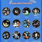 Дитячий нічник проектор зоряного неба Bluetooth Fairy Tale E11 акумуляторний світильник карусель 6 змінних картинок з LED підсвічуванням та музикою