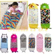 Дитячий спальний мішок на блискавці 3 в 1 іграшка подушка спальник та вбудована подушка