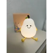 Дитячий світильник нічник акумуляторний силіконовий "Груша" LED L40