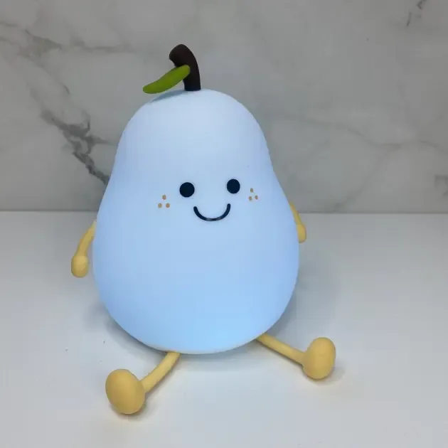 Дитячий світильник нічник акумуляторний силіконовий "Груша" LED L40