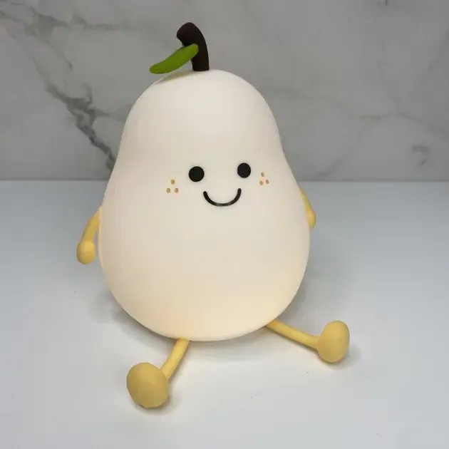 Дитячий світильник нічник акумуляторний силіконовий "Груша" LED L40