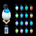 Дитячий світильник SUNROZ 3D Dinosaur Lamp лампа-нічник "Динозаврик у яйці" з пультом ДУ