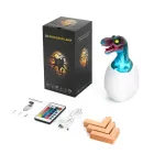 Дитячий світильник SUNROZ 3D Dinosaur Lamp лампа-нічник "Динозаврик у яйці" з пультом ДУ