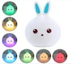 Дитячий силіконовий нічник 3DTOYSLAMP Кролик