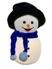 Дитячий силіконовий нічник Сніговик Snowman LJC-118 світильник акумуляторний іграшка для сну