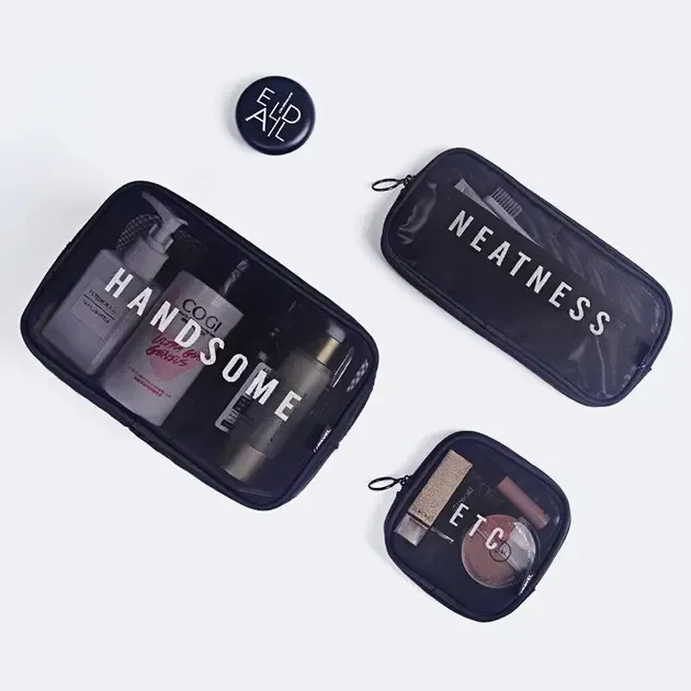 Дорожня косметичка прозора (22?11?2см), Косметичка для подорожей / Жіноча косметичка XL-1015