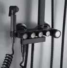 Душ на стіну з нержавіючої сталі / тропічний душ з регуляторами та біде shower AND AA6-6