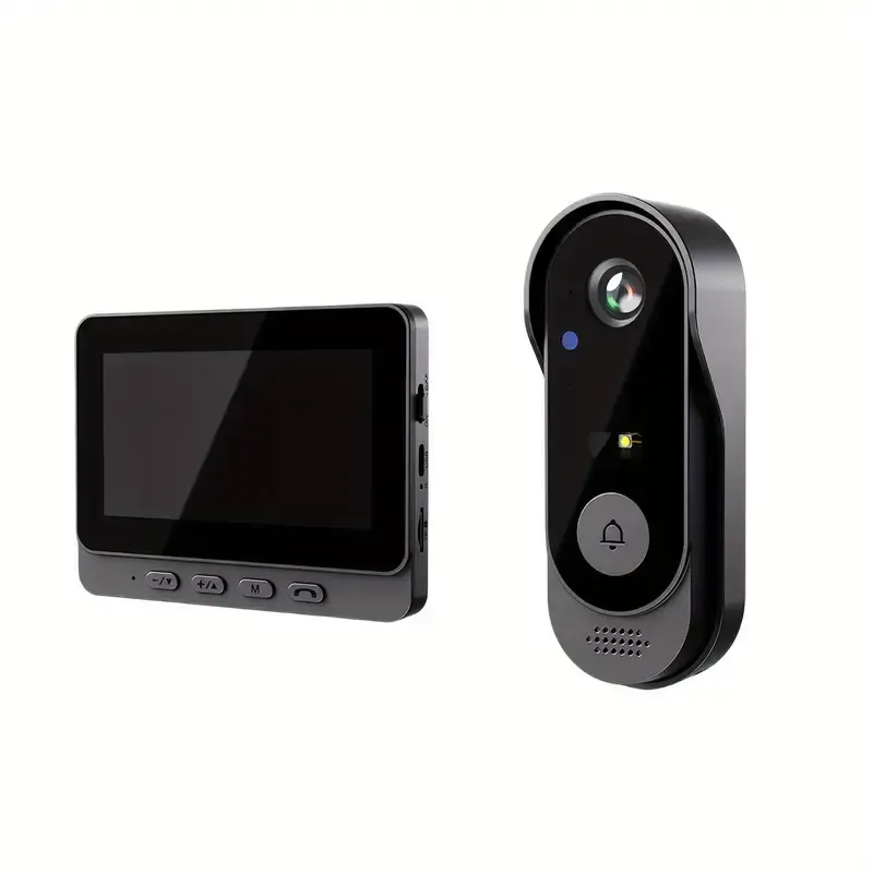 Дверний дзвінок з бездротовою камерою та екраном Wi Fi Smart X8 відеодомофон для дому з нічним баченням