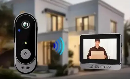 Дверний дзвінок з бездротовою камерою та екраном Wi Fi Smart X8 відеодомофон для дому з нічним баченням