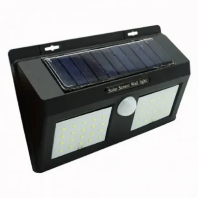 Подвійний Світильник сонячна панель із датчиком руху Solar Sensor Wall Light 1626A