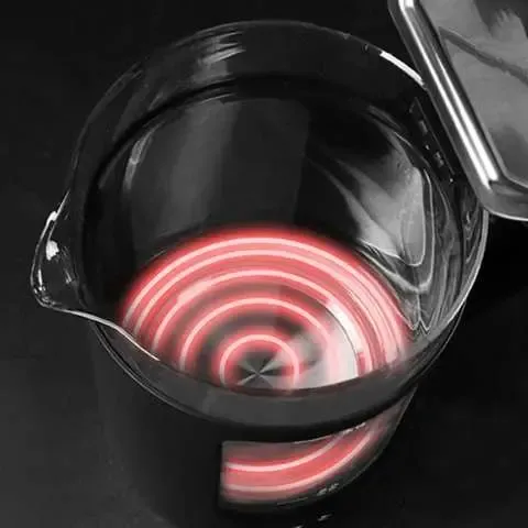 Дисковий скляний електричний чайник з підсвічуванням Rainberg RB-2220