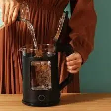 Дисковий скляний електричний чайник з підсвічуванням Rainberg RB-2220