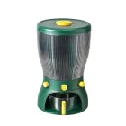 Білий Диспенсер для круп, що обертається з дозатором