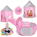 Намет дитячий ігровий / Великий дитячий намет з тунелем та сухим басейном / Намет будинок для дітей