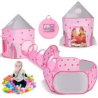 Намет дитячий ігровий / Великий дитячий намет з тунелем та сухим басейном / Намет будинок для дітей