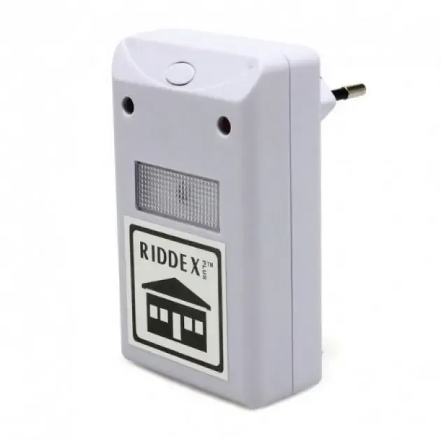 Екологічно безпечний ультразвуковий відлякувач комах та гризунів RIDDEX Pest Repelling