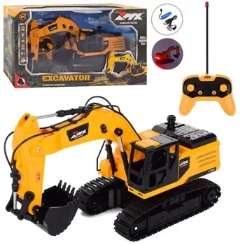 Екскаватор на радіокеруванні (ківш рухається, звук, підсвічування, гусеничний хід, пульт)