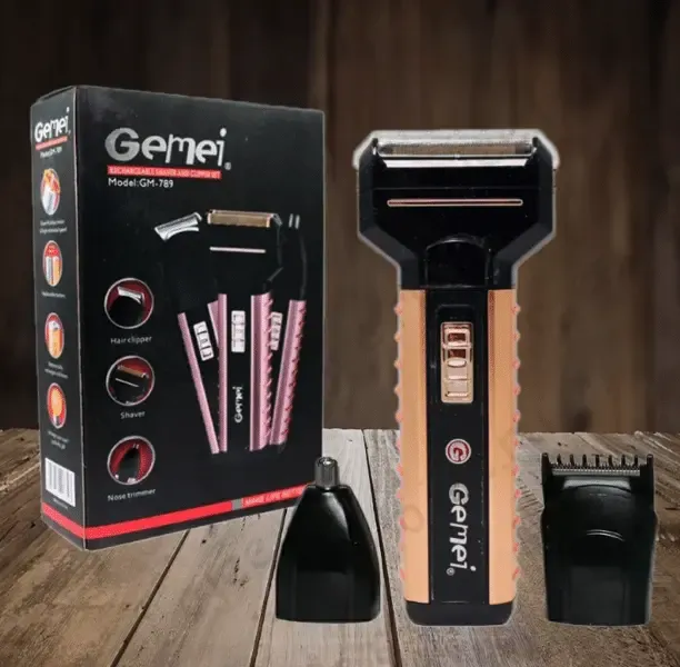 Електробритва з триммером 3 в 1 Gemei GM-789