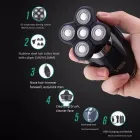 Електробритва V-302 для чоловіків роторна для вологого та сухого гоління з плаваючими головками та триммером 4в1 VGR