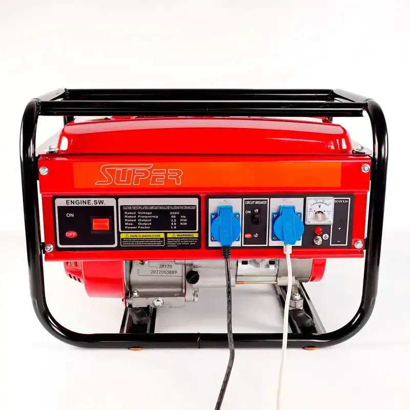 Генератор 3 кВт, WUTHBAD WB4700V8, електрогенератор, Бензогенератор однофазний