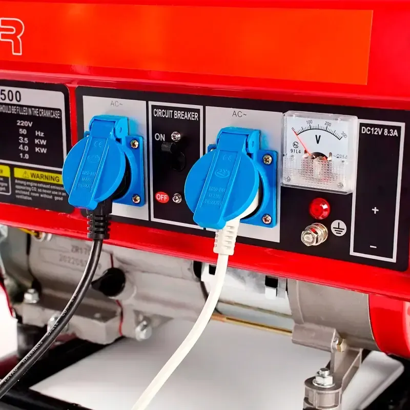 Генератор 3 кВт, WUTHBAD WB4700V8, електрогенератор, Бензогенератор однофазний