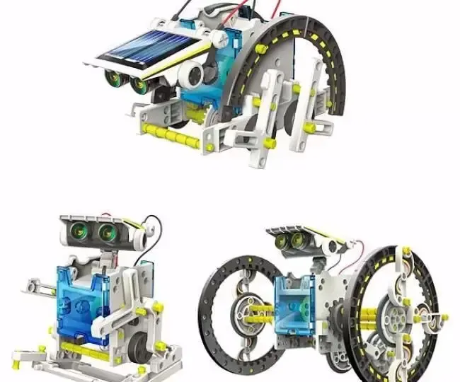 Електронний конструктор робот Solar Robot Original 13 в 1 на сонячних батареях