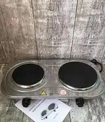 Настільна Електрична плитка на 2 конфорки Rainberg RB-007 3500W