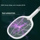 Електрична мухобійка-пастка ELITE LUX EL-2062 (KLZ918) з УФ-лампою і USB-портом для зарядки Біла