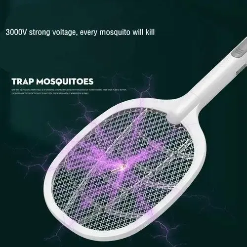 Електрична мухобійка-пастка ELITE LUX EL-2062 (KLZ918) з УФ-лампою і USB-портом для зарядки Біла