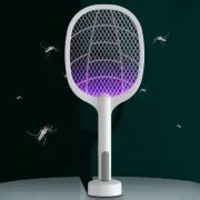 Електрична мухобійка-пастка ELITE LUX EL-2062 (KLZ918) з УФ-лампою і USB-портом для зарядки Біла