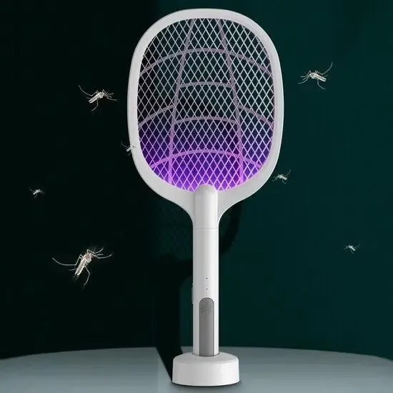 Електрична мухобійка-пастка ELITE LUX EL-2062 (KLZ918) з УФ-лампою і USB-портом для зарядки Біла