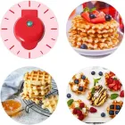 Електрична міні вафельниця з антипригарним покриттям Kucall XL-287