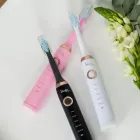 Електрична зубна щітка Shuke SK-601 акумуляторна ультразвукова щітка для зубів 3 насадки