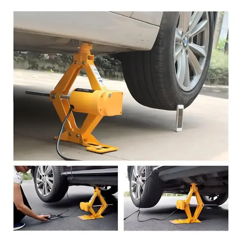 Електричний автомобільний домкрат ZS3SJ із живленням 12V від прикурювача, підйом до 2 тонн