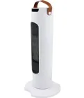 Електричний баштовий обігрівач, тепловентилятор білий, 2000 Вт, 3 режими обігріву