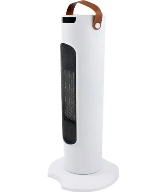 Електричний баштовий обігрівач, тепловентилятор білий, 2000 Вт, 3 режими обігріву