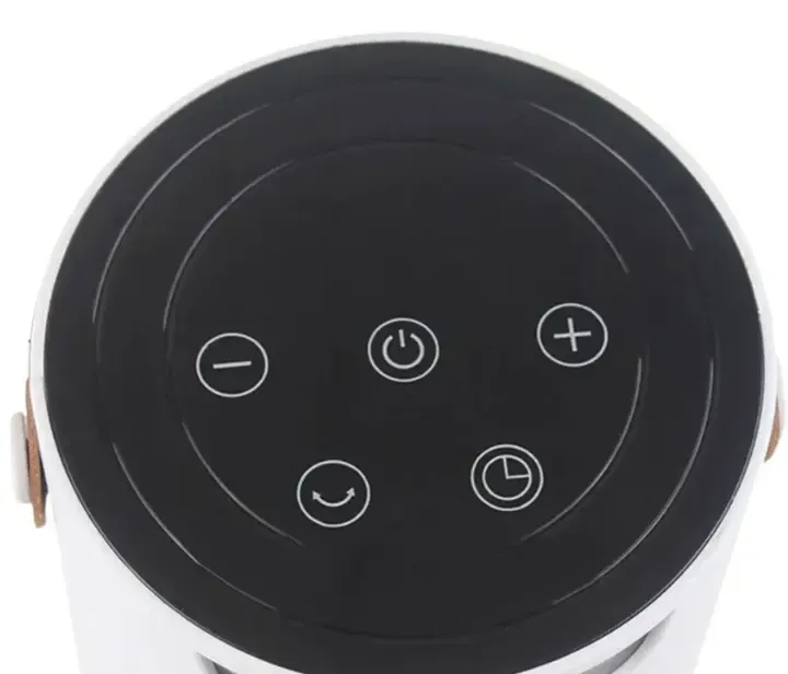 Електричний баштовий обігрівач, тепловентилятор білий, 2000 Вт, 3 режими обігріву