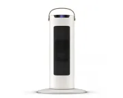 Електричний баштовий обігрівач, тепловентилятор білий, 2000 Вт, 3 режими обігріву