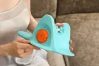 Електричний масажер для шиї LY-471 SPIN PILLOW для зняття м'язової напруги