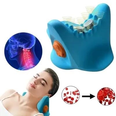 Електричний масажер для шиї LY-471 SPIN PILLOW для зняття м'язової напруги