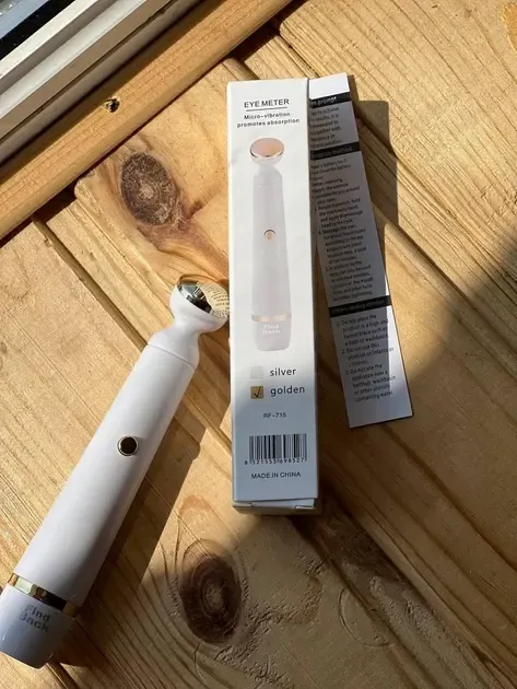 Електричний масажер для зони навколо очей проти зморшок та темних кіл, вібромасажер для видалення зморшок