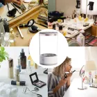 Електричний очищувач пензлів для макіяжу Cleaning Brush 2 в 1 підставка для чищення та сушіння косметичних пензликів