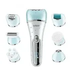 Епілятор жіночий VGR V-733 6в1 для обличчя та тіла від USB для видалення волосся