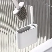 Йоршик силіконовий для миття підвісної унітазу + щітка