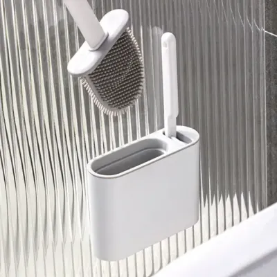 Йоршик силіконовий для миття підвісної унітазу + щітка