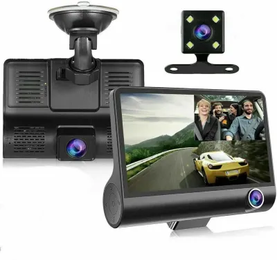 Автомобільний реєстратор 1080P FHD РК-екран 3 камера заднього огляду 170