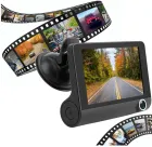 Автомобільний реєстратор 1080P FHD РК-екран 3 камера заднього огляду 170