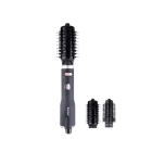 Фен KM 8022 щітка гребінець з обертовою насадкою для укладання та завивки волосся з іонізацією автоматична 2в1 Kemei 1000W